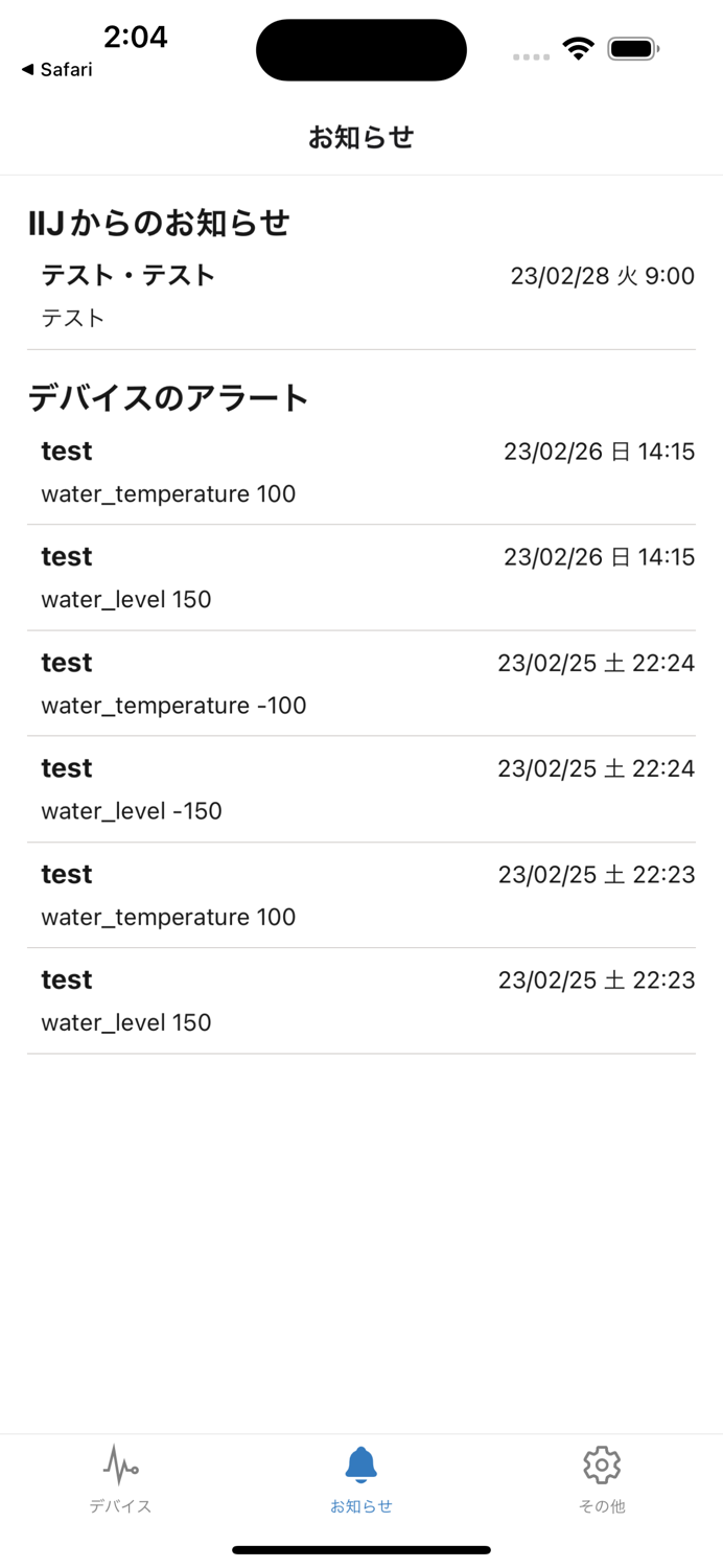 MITSUHA スマート農業、各種センサーのデータを管理