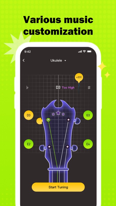 GuitarTuner-Ukelele & Bass Screenshot