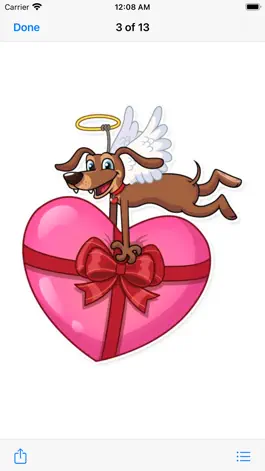 Game screenshot Cupid Dog Love Stickers apk