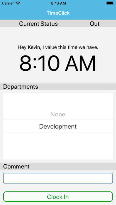 TimeClick Screenshot