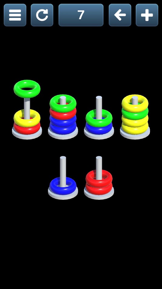 #1. Ring Sort Puzzle (iOS) 来自: Hirokazu Uno