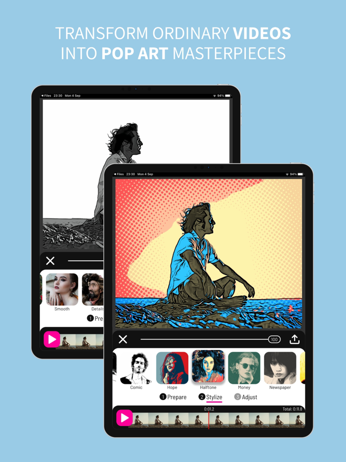 Toonita Video Pop Art Filters