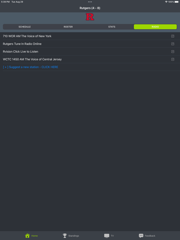 New Brunswick Football