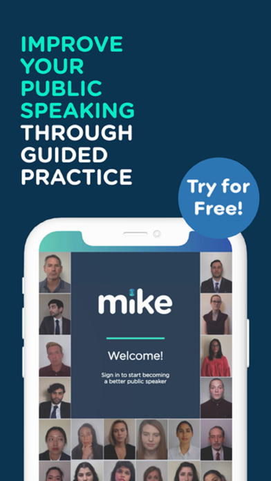 Mike: practice public speaking Screenshot