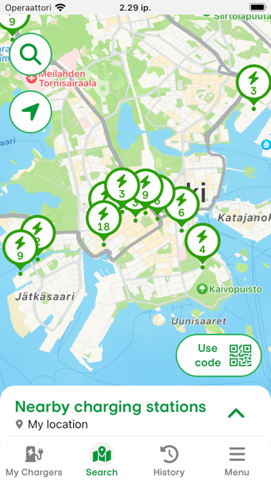 Parking Energy App Screenshot