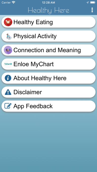 Healthy Here Screenshot