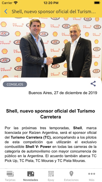 Shell flota Screenshot