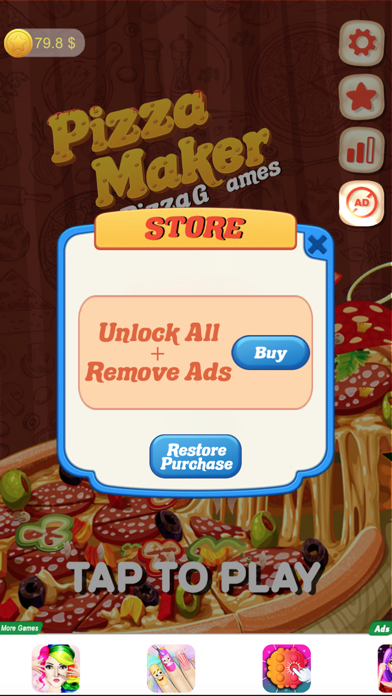 Pizza Maker-Kids Cooking Games Screenshot