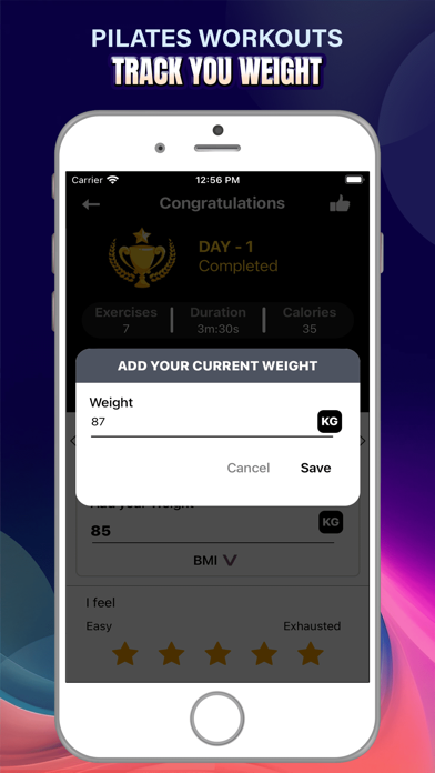 Pilates Fitness Yoga Workouts Screenshot