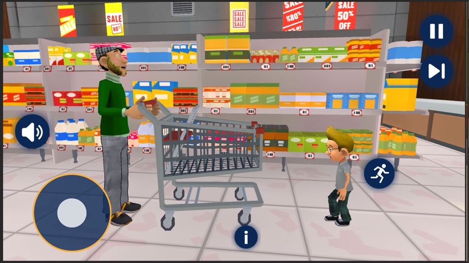 #2. Virtual Dad & Mother game Sims (iOS) By: Asad Masood Khan