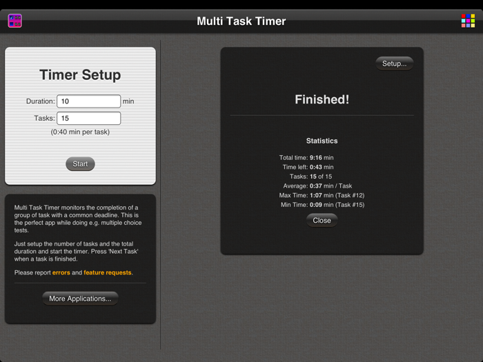 Multi Task Timer