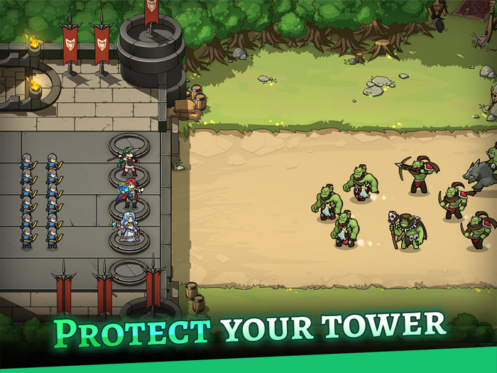 Rise of The Defender Idle TD