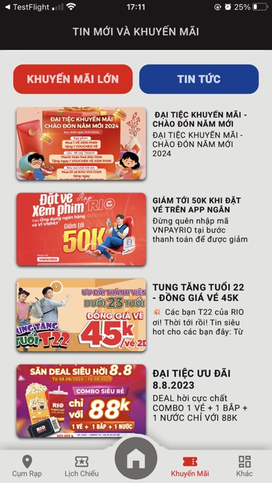 RIO Cinemas Screenshot