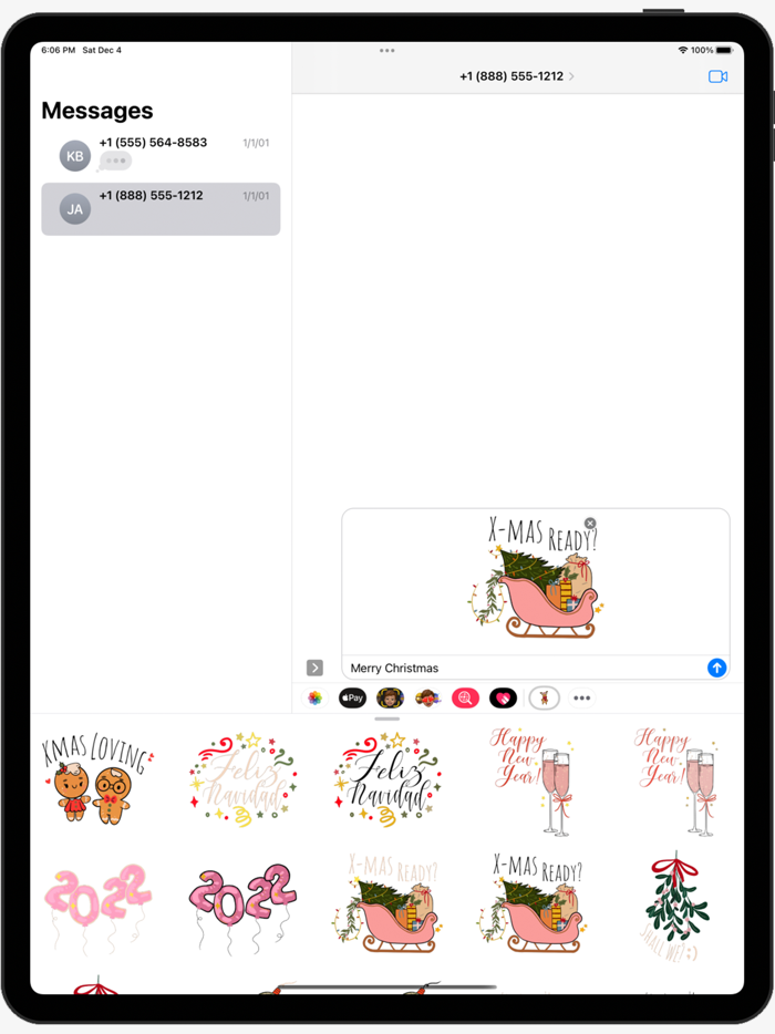 Cute Christmas Stickers