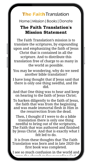 The Faith Translation Screenshot
