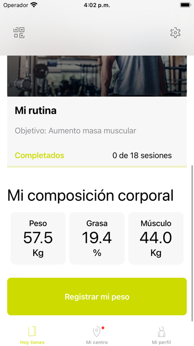 Lleuresport Fitness Screenshot
