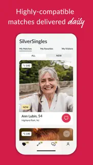 silversingles: mature dating iphone screenshot 2