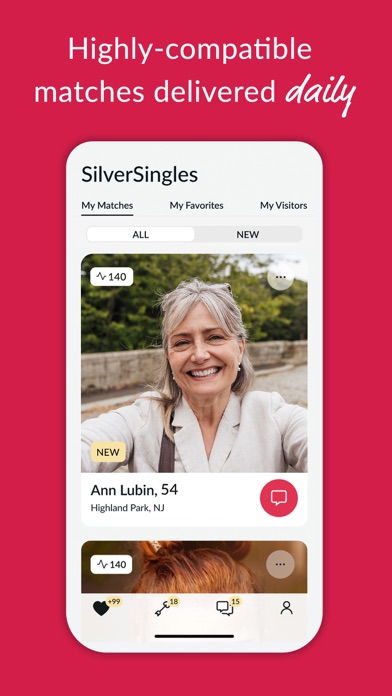 SilverSingles: Mature Datingのおすすめ画像2