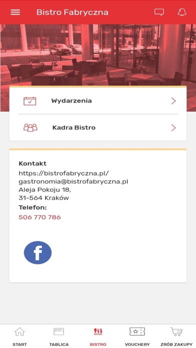 Bistro Fabryczna Screenshot
