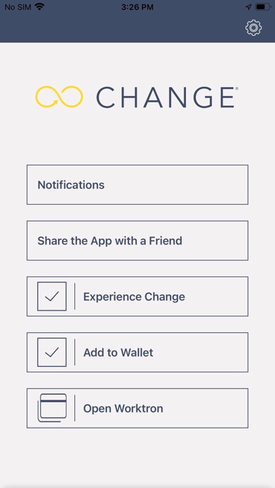 CHANGE Screenshot