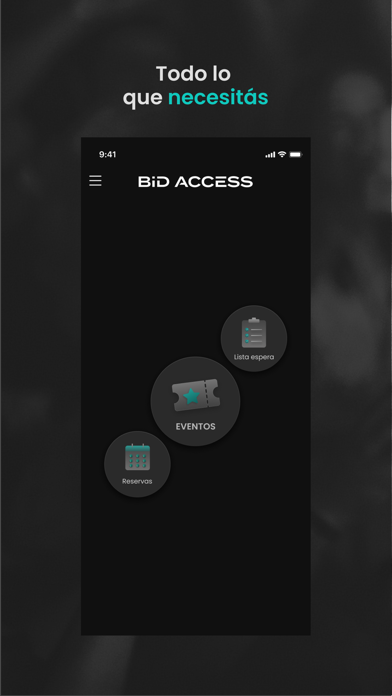 BiD Access Screenshot