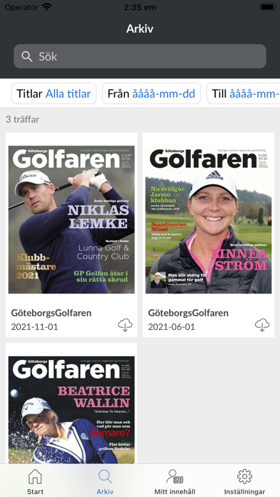 GöteborgsGolfaren Screenshot