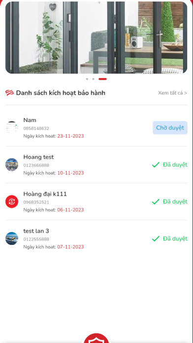 Bảo hành nhôm Yangli Screenshot