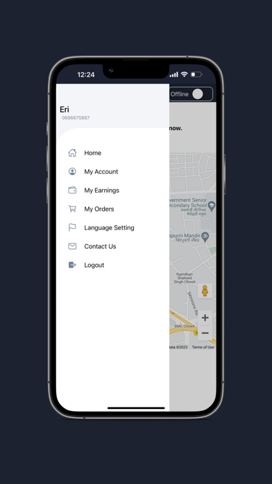Njiklik Delivery App Screenshot