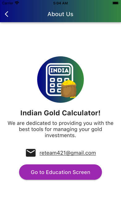 Indian Gold Price Calculator Screenshot
