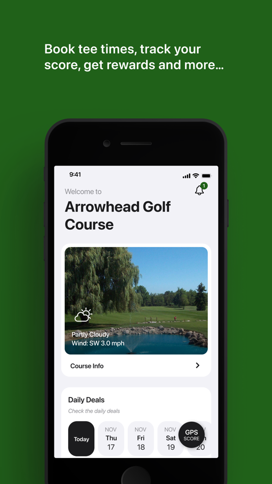 Arrowhead Golf Club Tee Times - 4.12.4 - (iOS)