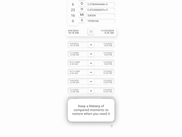 YMoWDHMiS Time Calculator