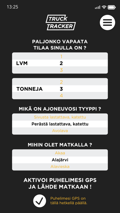 Screenshot 3 of Paluukuorma App