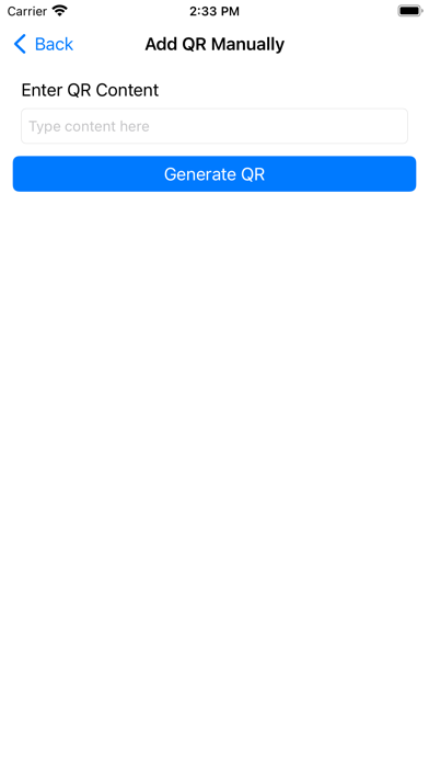 QR Code Saver Screenshot