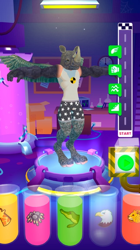 Merge Animals 3D - Mutant race screenshot 1