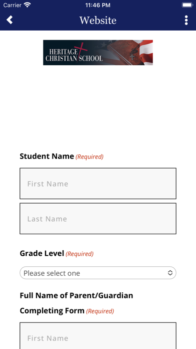 Heritage Christian School Screenshot