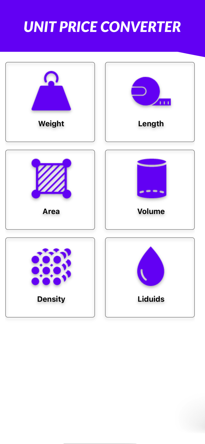 Unit Price Converter