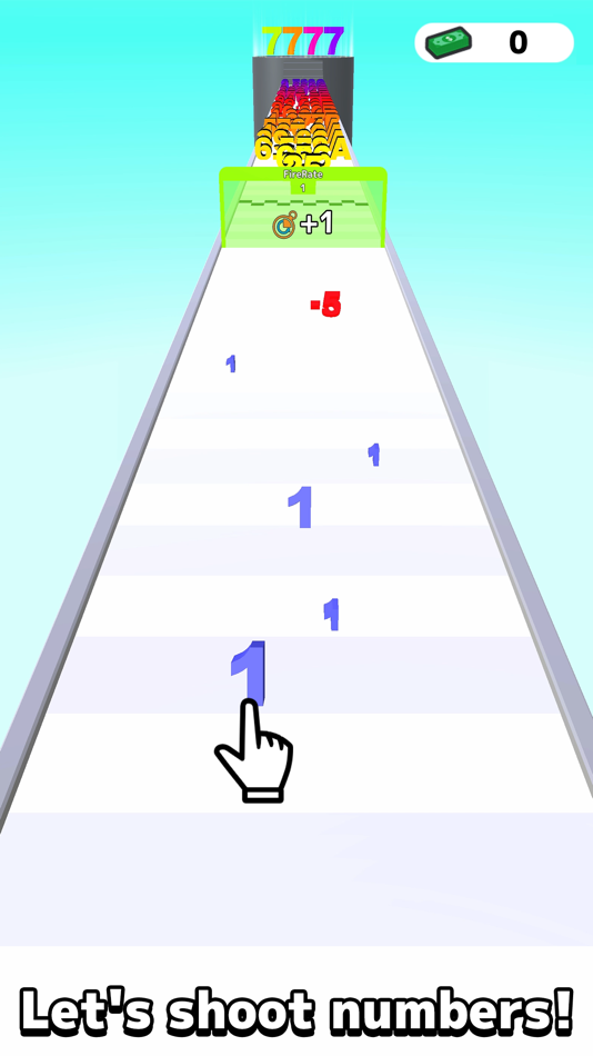 #2. Number Merge Run : Shooting (iOS) Podle: KAYAC Inc.
