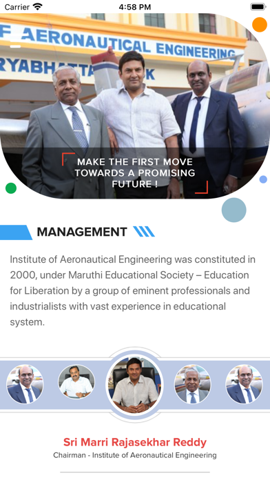 IARE Connect Screenshot