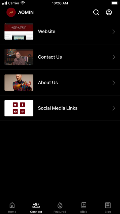 A & O Ministries Screenshot