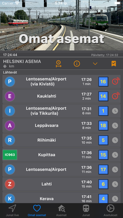 JunatNyt Trains Finland Screenshot
