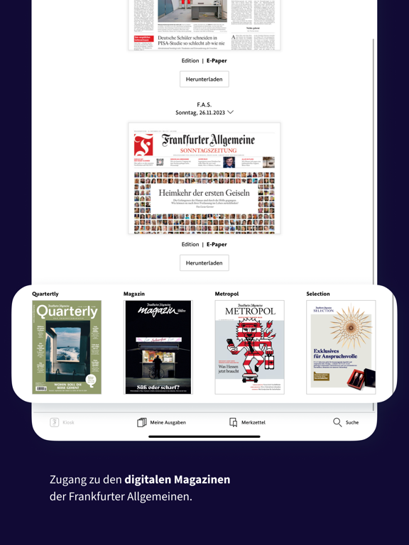 F.A.Z. Kiosk - App zur Zeitungのおすすめ画像5