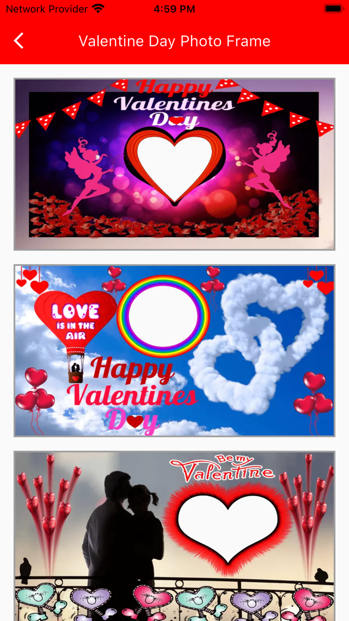 Valentine Day Photo Frame 2024