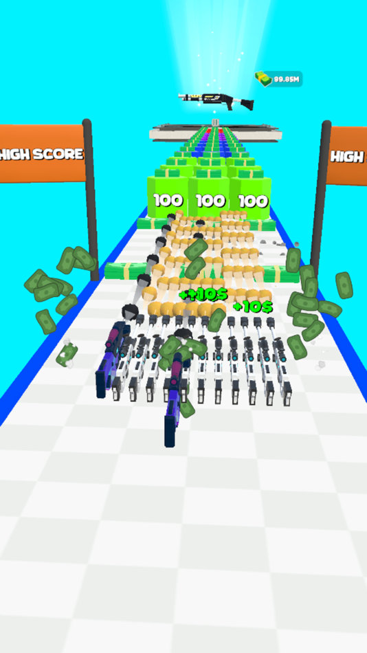 #6. Gun Clone (iOS) 由: Rollic Games