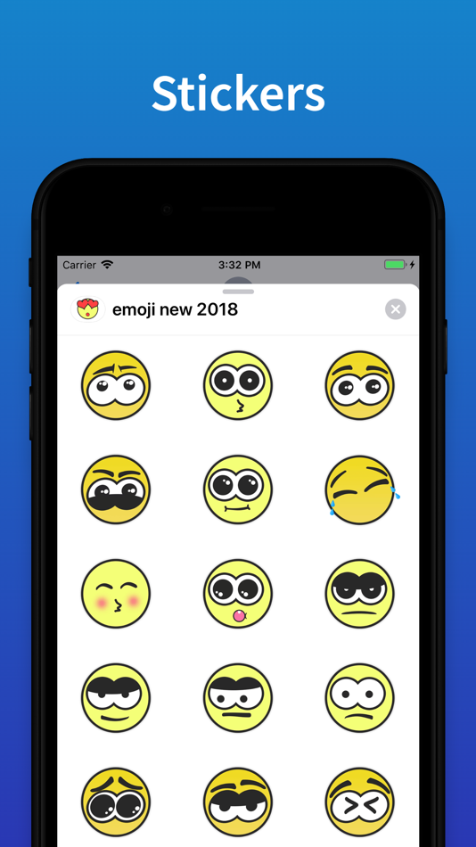 New emoji & Stickers for text - 1.1 - (iOS)