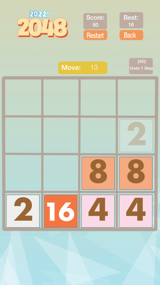 #2. 2048 -Merge Number to 2048 (iOS) 由: yan xu