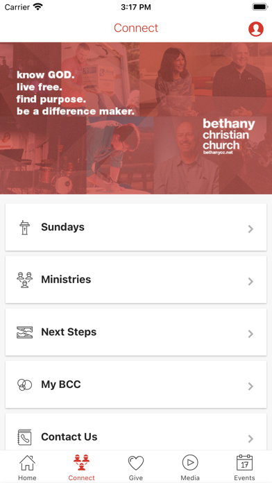 Bethany Christian Church Screenshot