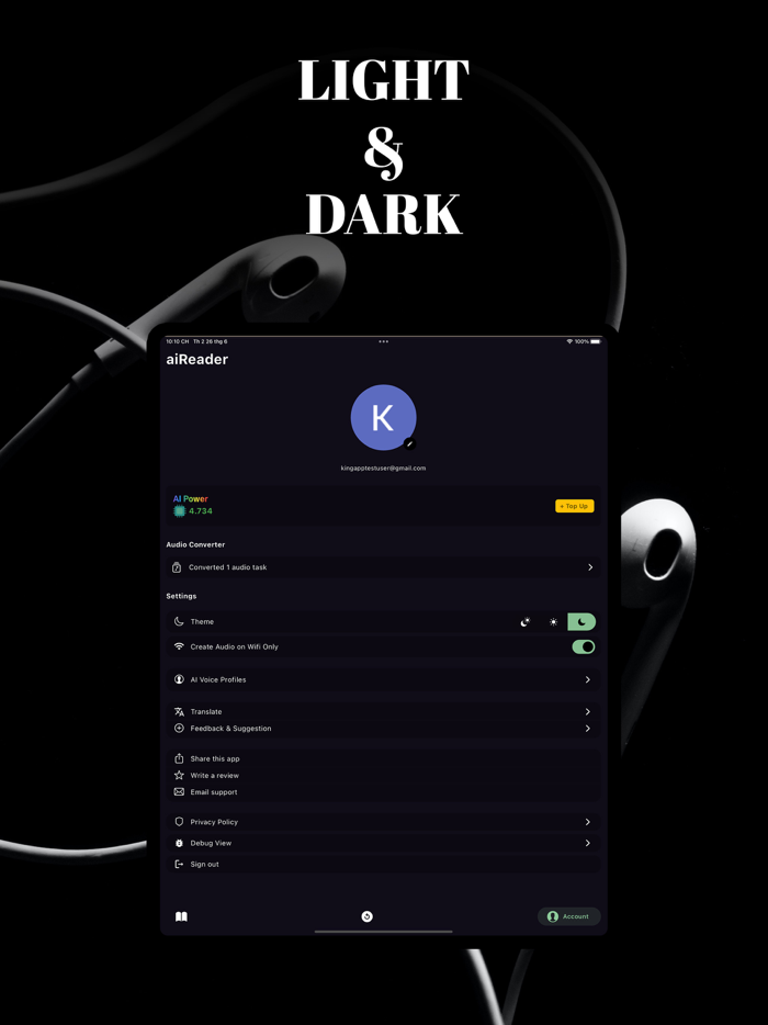 aiReader AI Text to Speech