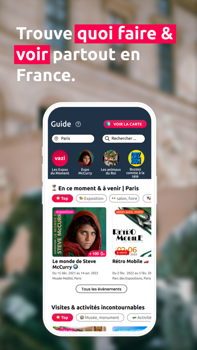Vazi: Guide Tourisme en France Screenshot