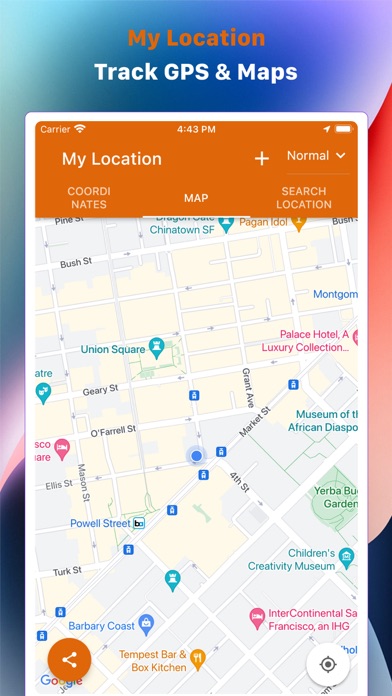 Screenshot #2 pour My Location - Track GPS & Maps
