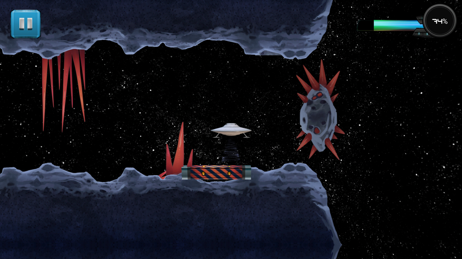 #7. UFO Lander (iOS) Podle: Aleksa Racovic